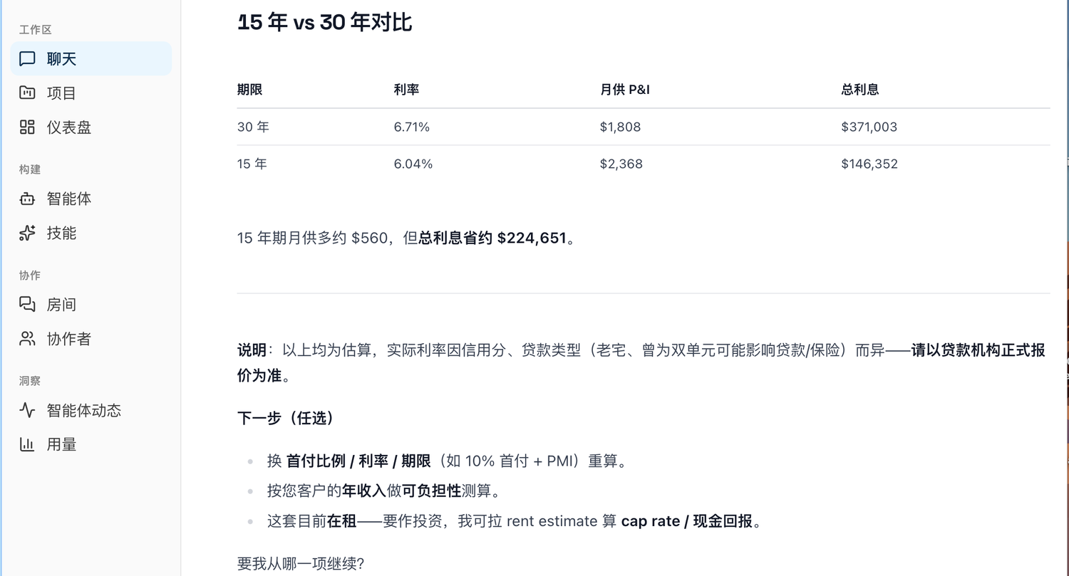 Bethel platform — 15 vs 30 year mortgage comparison